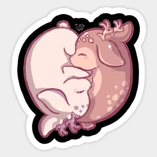 baby deer Sticker